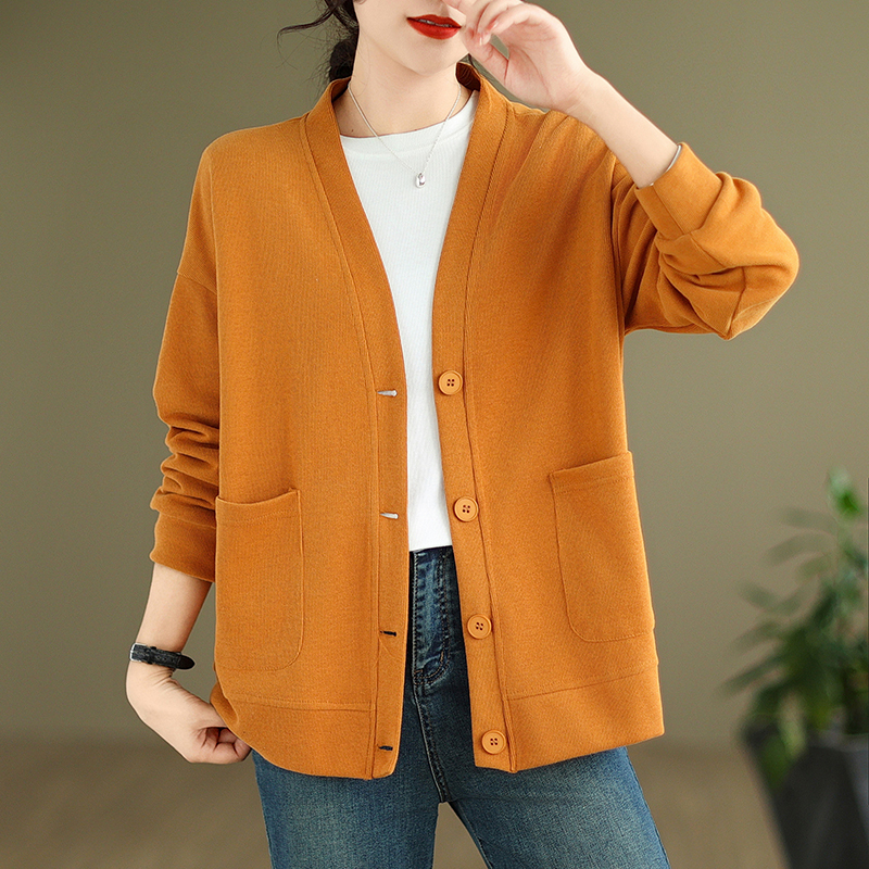 Literary Retro New Short Jacket Women's Loose Slim Versatile Cotton Casual Top