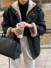 Size has been updated Korean chic niche waist drawstring casual jacket