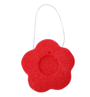 New konjac face wash sponge to remove mud film, pore cleaning, freeze-dried makeup remover, shower massage sponge factory
