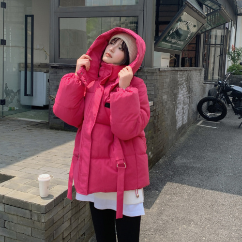 2024 women's short down cotton coat Korean style loose bread coat winter new cotton coat student cotton jacket trend