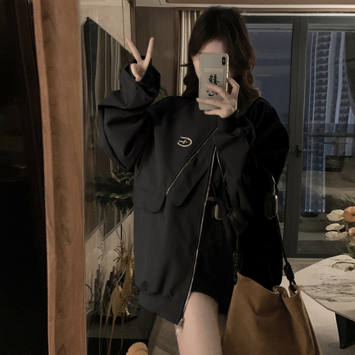 Flight suit jacket, women's baseball uniform, overalls, couple's wear, iron-standard design, niche design