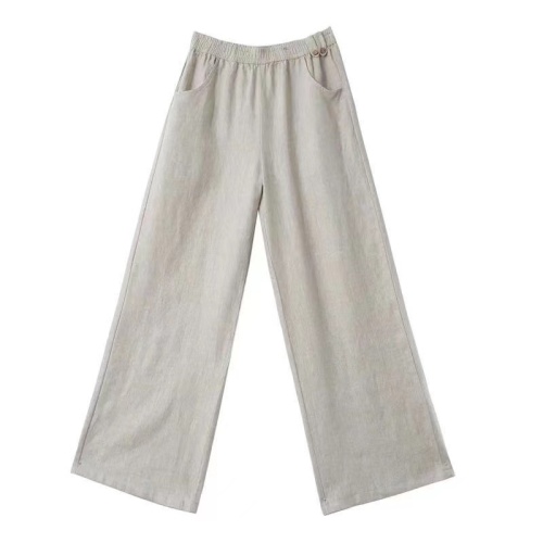 2024 Autumn New Wide Leg Casual Pants Women's Straight Loose Drape Slim Long Pants