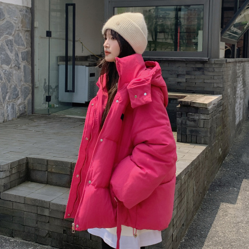 2024 women's short down cotton coat Korean style loose bread coat winter new cotton coat student cotton jacket trend