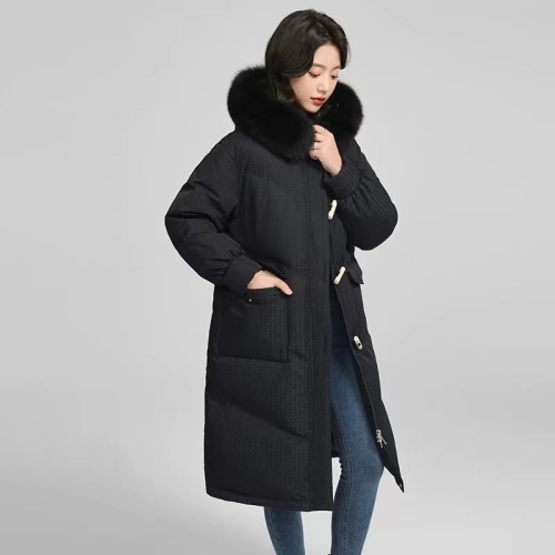 Yalu same style down jacket for women 2024 new style mid-length fashion Korean version thickened winter