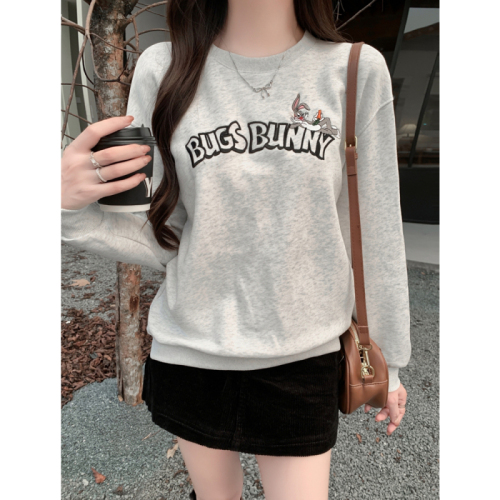 Photographed Huacian Composite Embroidered 3D Decorative Women's Autumn Stylish Retro Very Pretty Sweatshirt