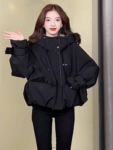 Net picture 2024 autumn and winter new high-end European quilted jacket, high-end Maillard thickened parka cotton clothing for women