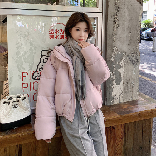 Light yellow down jacket and cotton coat for women winter 2024 new short style small thickened high-end western style coat and cotton coat