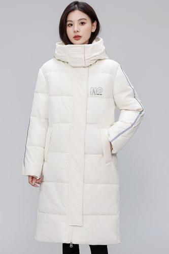 2024 Winter New Korean Style Large Quilt Down Jacket Women's Long Over-the-Knee Thickened Loose Jacket