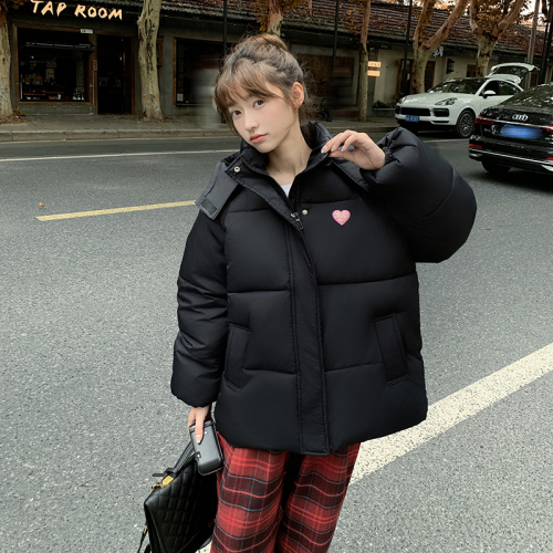 Breast fufu short down jacket for women 2024 new winter cotton coat Korean style sweet and cute cotton coat cotton coat