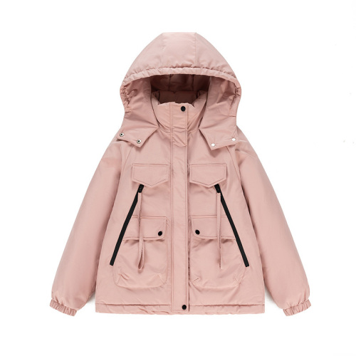 Down cotton coat women's mid-length Korean style 2024 new winter Korean style bf loose cotton jacket cotton coat