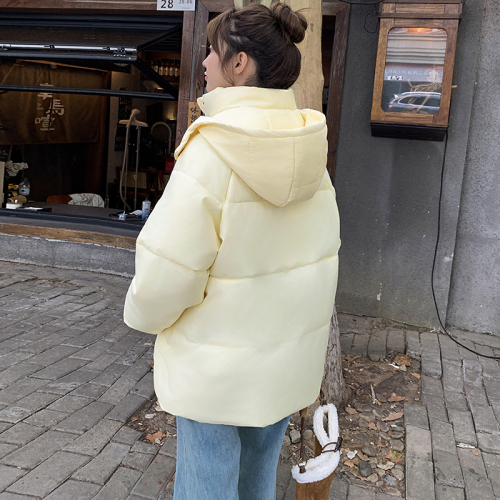 Breast fufu short down jacket for women 2024 new winter cotton coat Korean style sweet and cute cotton coat cotton coat