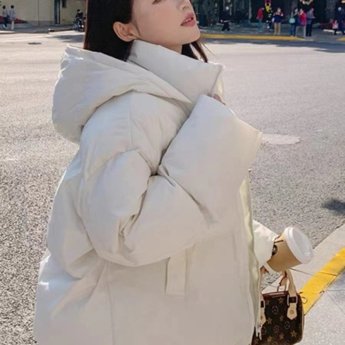 Down cotton-padded jacket for women winter 2024 new Korean style thickened cotton-padded jacket for small people short cotton-padded jacket student jacket