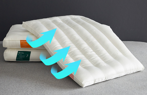 Five-star hotel special silkworm chrysalis SPA pillow pillow core to protect cervical vertebra and help sleep, adult household pair of low pillows