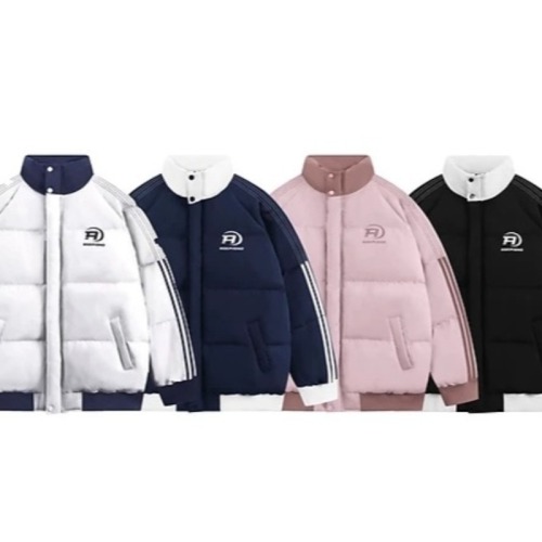 American down cotton-padded jacket for women winter new bread coat couple thickened oversize cotton-padded jacket