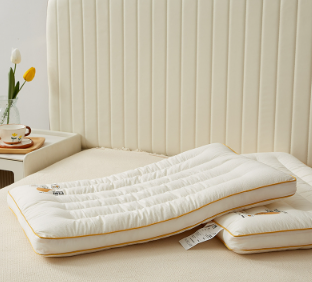 Five-star hotel soy fiber pillow low pillow cervical spine home sleep aid pillow low pillow soft pillow whole head core