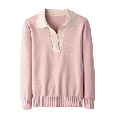 Middle-aged mother's new autumn and winter tops, fashionable and noble, thin knitted sweater for middle-aged and elderly women, 40 and 50 years old, with temperament