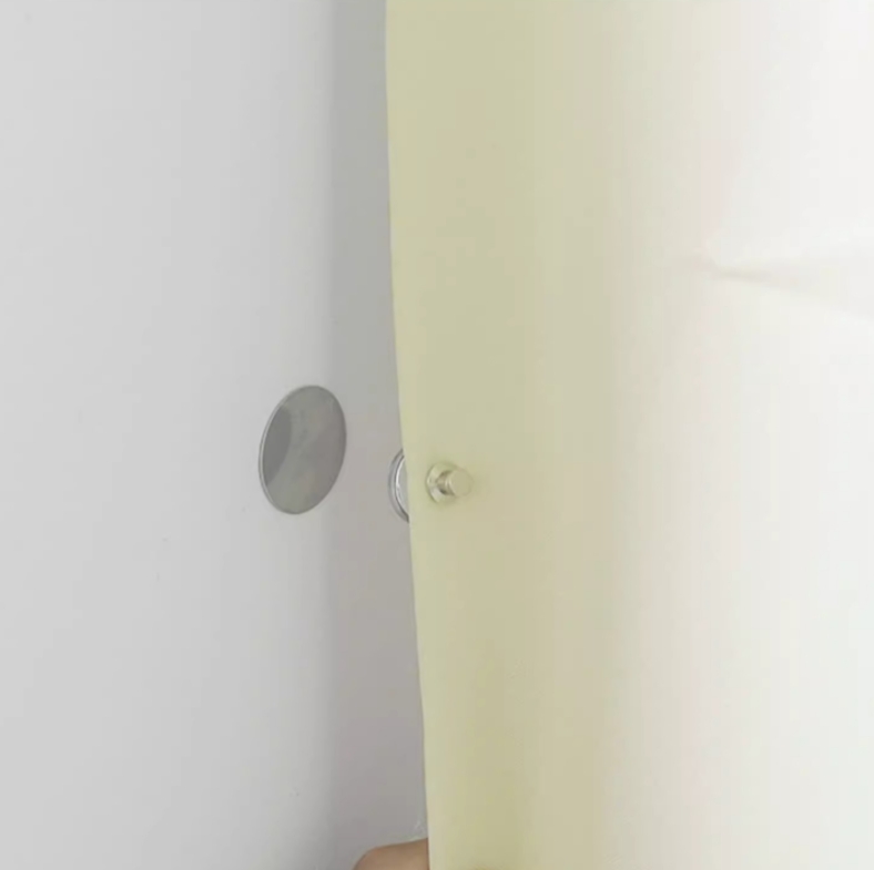 Curtain anti-light leakage magnetic buckle female buckle strong wall fixer punch-free dormitory bed curtain shower curtain closer