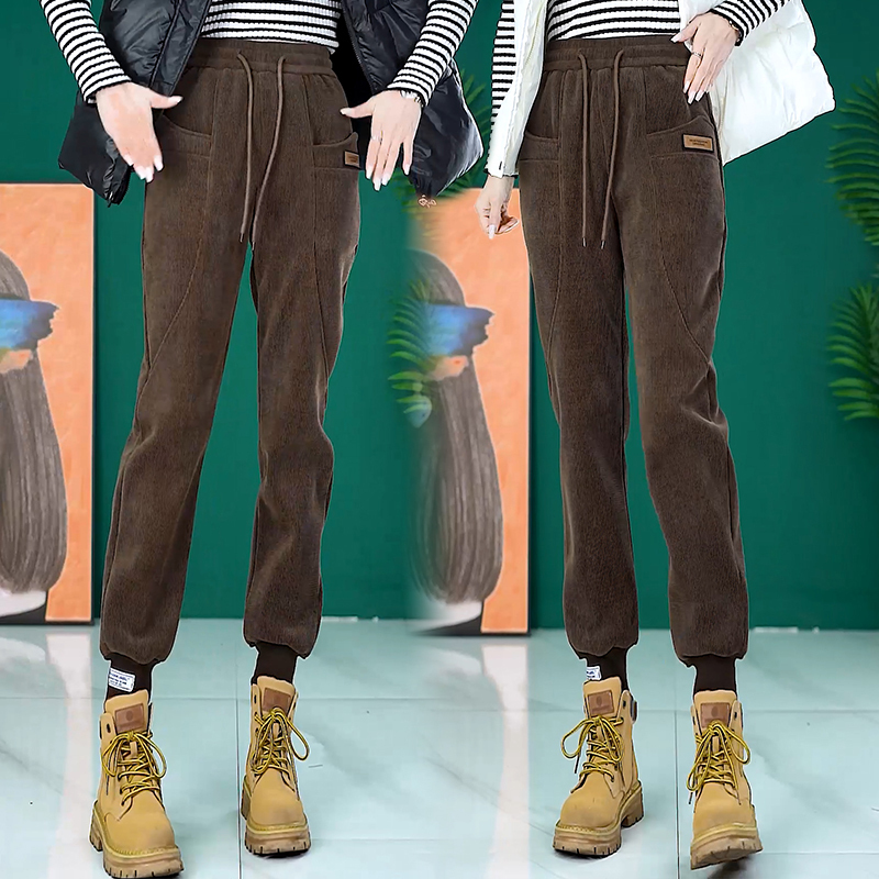 Official Photo Pants Women's Spring and Autumn New Sports Pants Casual Wide Leg Pants Popular Sweatpants Thin Small Foot Harem Pants