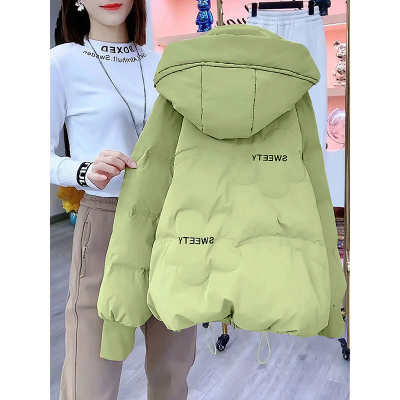 New autumn and winter women's cotton-padded jackets, quilted jackets, hot-selling little ones, plus velvet and thickening