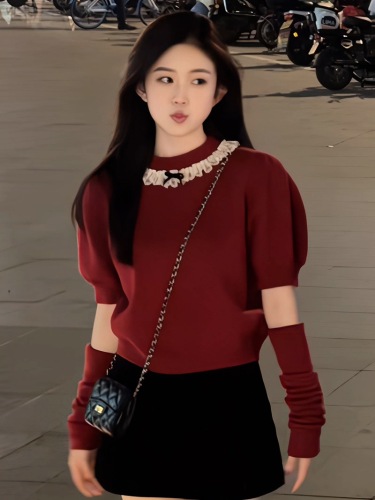Elegant and Luxurious Women's Winter Sweater 2024 New Design Fashion Knit Top