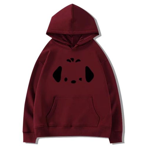 High-quality cotton blend CVC ribbed women's hoodie with hood and print, regular lined