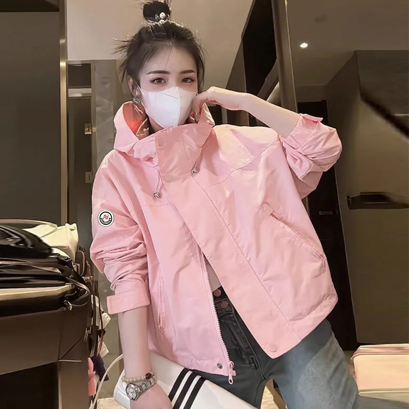 New Spring and Autumn Jackets Women's Short Jackets Hooded Windbreaker Jackets Tops Women's Popular Style