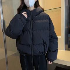 Winter new short bread coat cotton coat women's thickened warm casual versatile hooded cotton coat