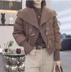 New autumn and winter women's cotton-padded clothes, short cotton-padded jackets for small people, quilted jackets, warm and thickened