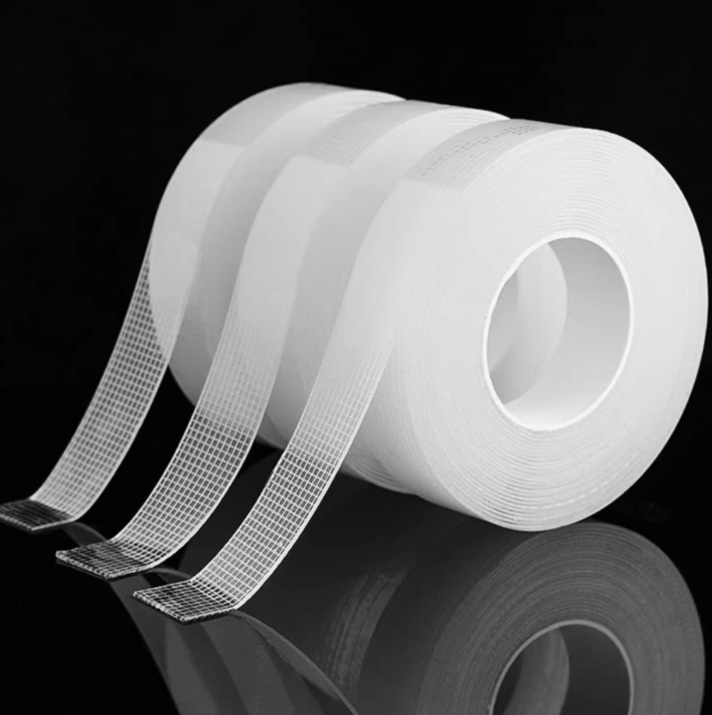 Strong cloth-based double-sided tape, high-viscosity, traceless, translucent fixed carpet glue, floor waterproof and high-temperature resistant cloth tape
