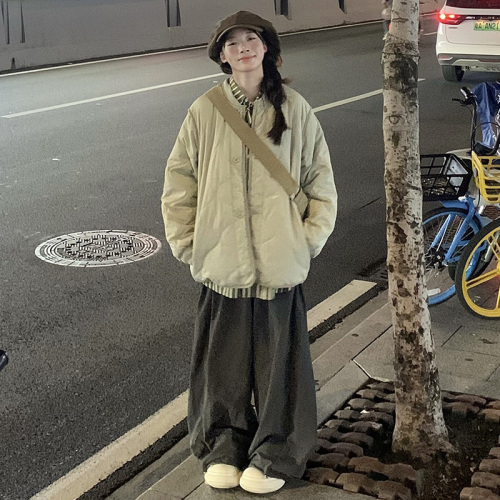 Cotton-padded jacket for women winter new down cotton-padded jacket for women 2024 small Korean style winter wear Japanese style quilted jacket