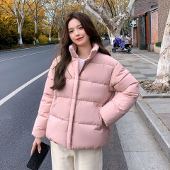 Korean version of down jacket for women in winter new thickened bread coat Korean version of loose cotton jacket for small people trendy