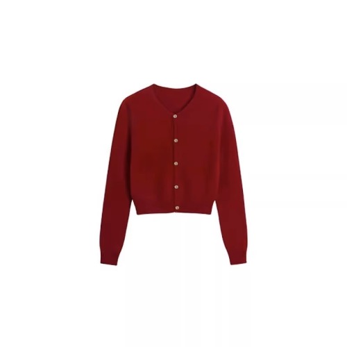 Core-spun yarn long-sleeved tops knitted sweaters women's bottoming shirts women's autumn and winter cardigans coats warm sweaters