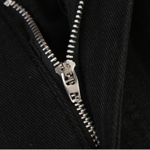 Women's 2024 Autumn Loose Black and Red Contrast Color High-Waisted Wide Leg Straight Leg Jeans