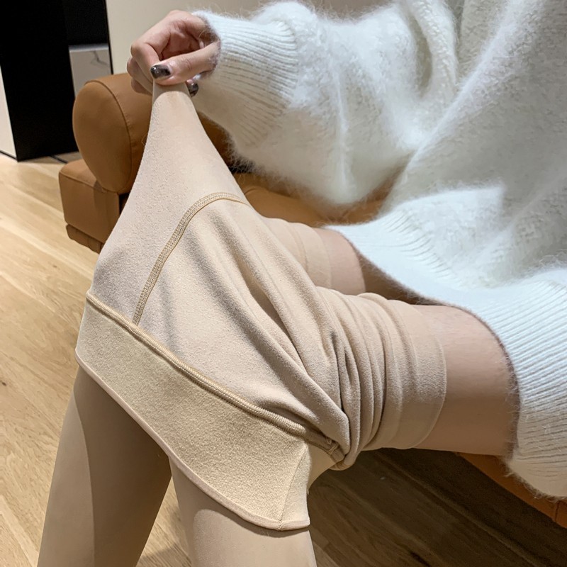 Large size all-match facial mask water light socks large size invisible nude photosensitive legs translucent one-piece pantyhose for women