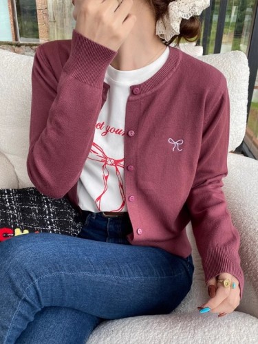 Sweater Jacket Women's 2024 Autumn Clothing New Autumn and Winter Outer Cardigan Autumn High-Quality Knitted Sweater Spring Autumn Top