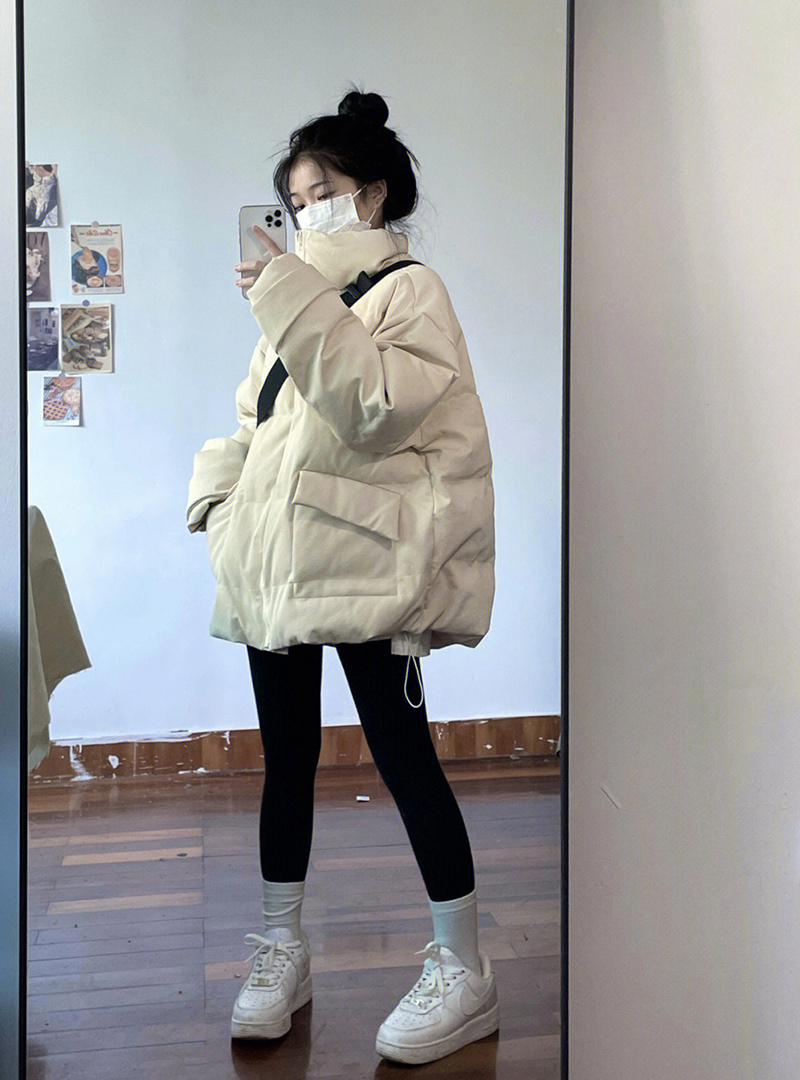 Women's new style cotton coat, national fashion brand plus velvet, thickened warm bread coat, cotton coat