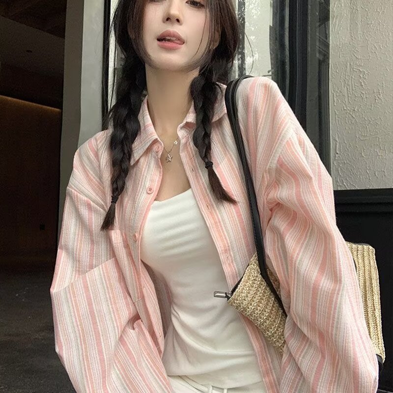 Spring women's new style fashionable stand collar temperament new Chinese style loose button short coat shirt for women