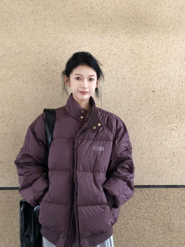 Trendy brand American retro cotton coat for women, new velvet and thickened couple's cotton coat, bread coat, warm winter coat