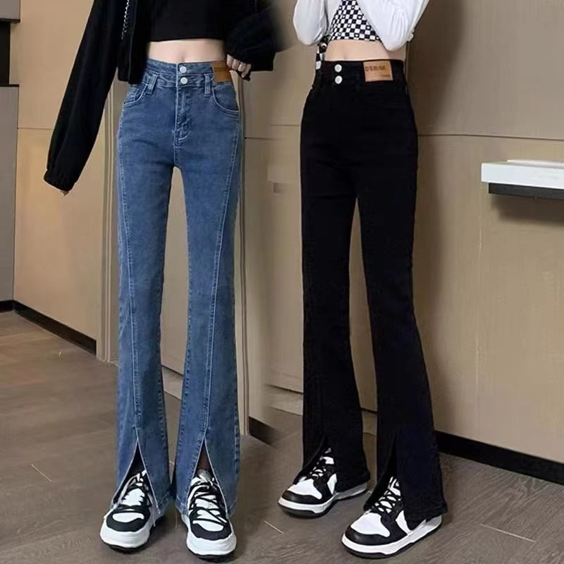 American retro high street overalls straight wide leg casual pants new fashion trend ins trousers