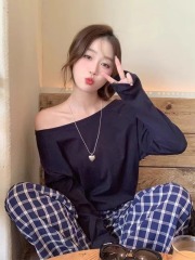 Spring and Autumn New Korean Style Long Sleeve T-Shirts for Women Design