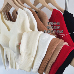 實拍 冬雙面磨毛自發熱保暖內衣女帶胸墊打底衫塑身美體冬衣