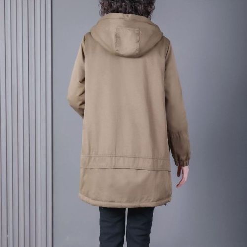 Official picture original fabric quality large size women's thick cotton thick winter hooded cotton coat 2024 new coat