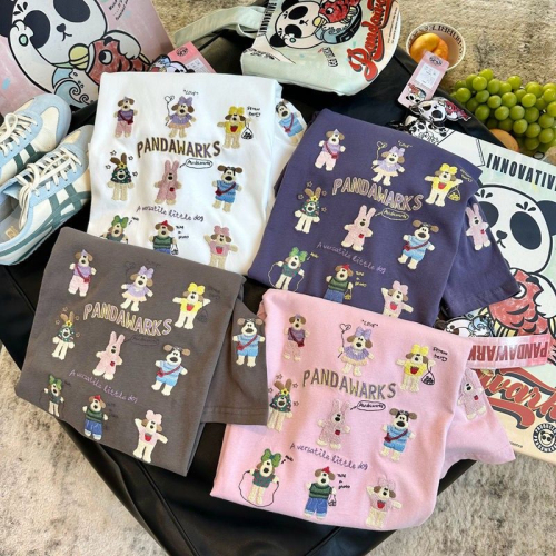 2024 Spring and Autumn Heavy Industry Embroidery Star Paw Dog Long Sleeve Inst Shirt Women's Bottoming Shirt Loose Top