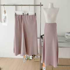 HEYGIRL Heige Venus skirt, minimalist style ~ great drape!  High-end satin slimming skirt