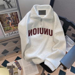 Huamian 300g/380g silver fox velvet polo lapel plus velvet and thickening