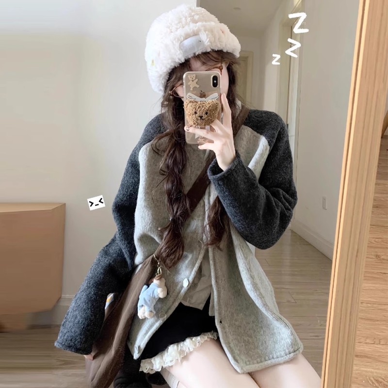 Age-reducing, beautiful and fashionable late autumn encore wear cardigan jacket women's new autumn 2024 hot style fashionable and foreign style