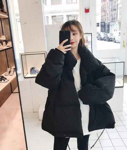 Cotton coat women's autumn and winter coat thickened new Internet celebrity student cotton coat Korean version loose bf short bread coat cotton coat