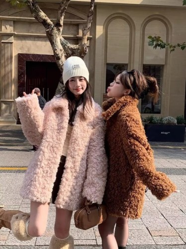 Shepherd Roll 2024 Lamb Wool Short Jacket New Winter Cotton Clothes Thickened Fashion Fur Coat