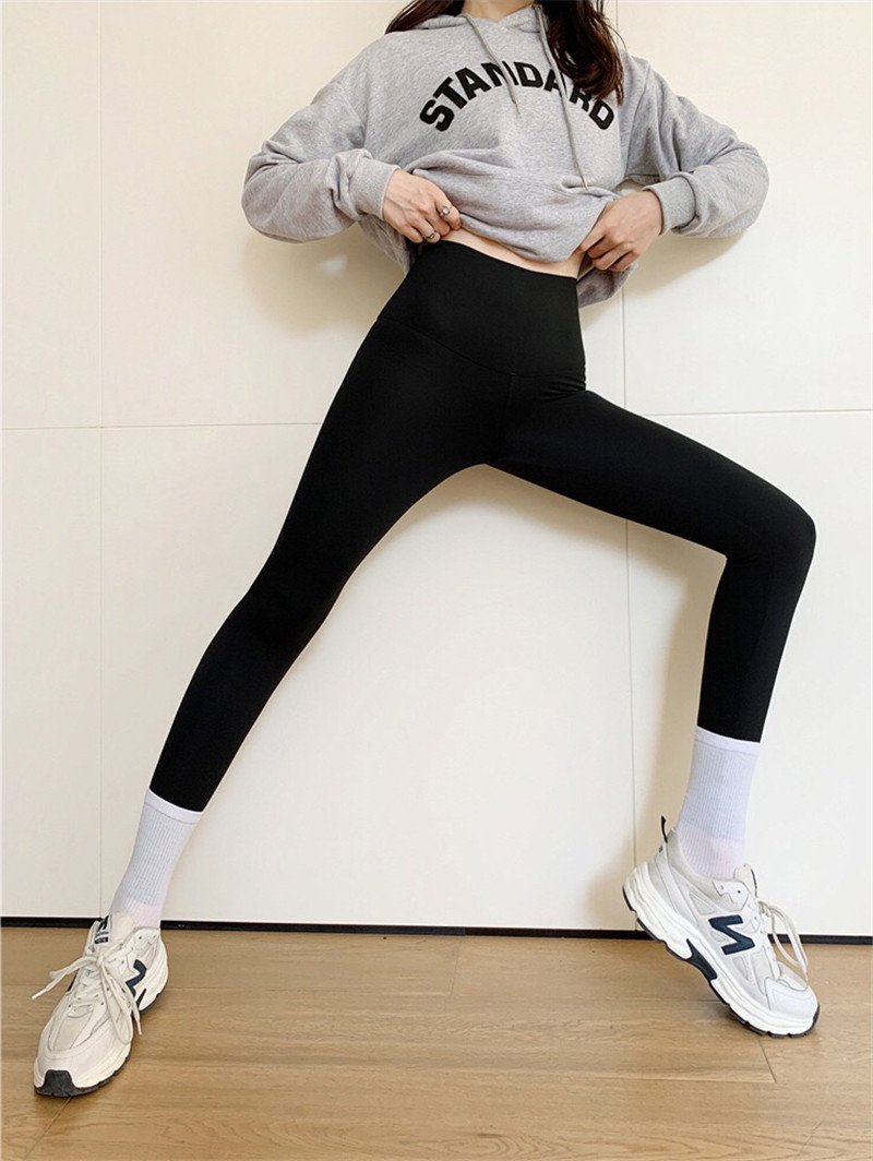 Price~ Autumn and Winter Nylon Leggings with Outerwear High-Waist Abdominal Control Hip-Lifting Pants for Plus Size Women, Shark Leggings