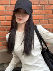 Autumn new slim solid color regular long-sleeved T-shirt women's bottoming shirt